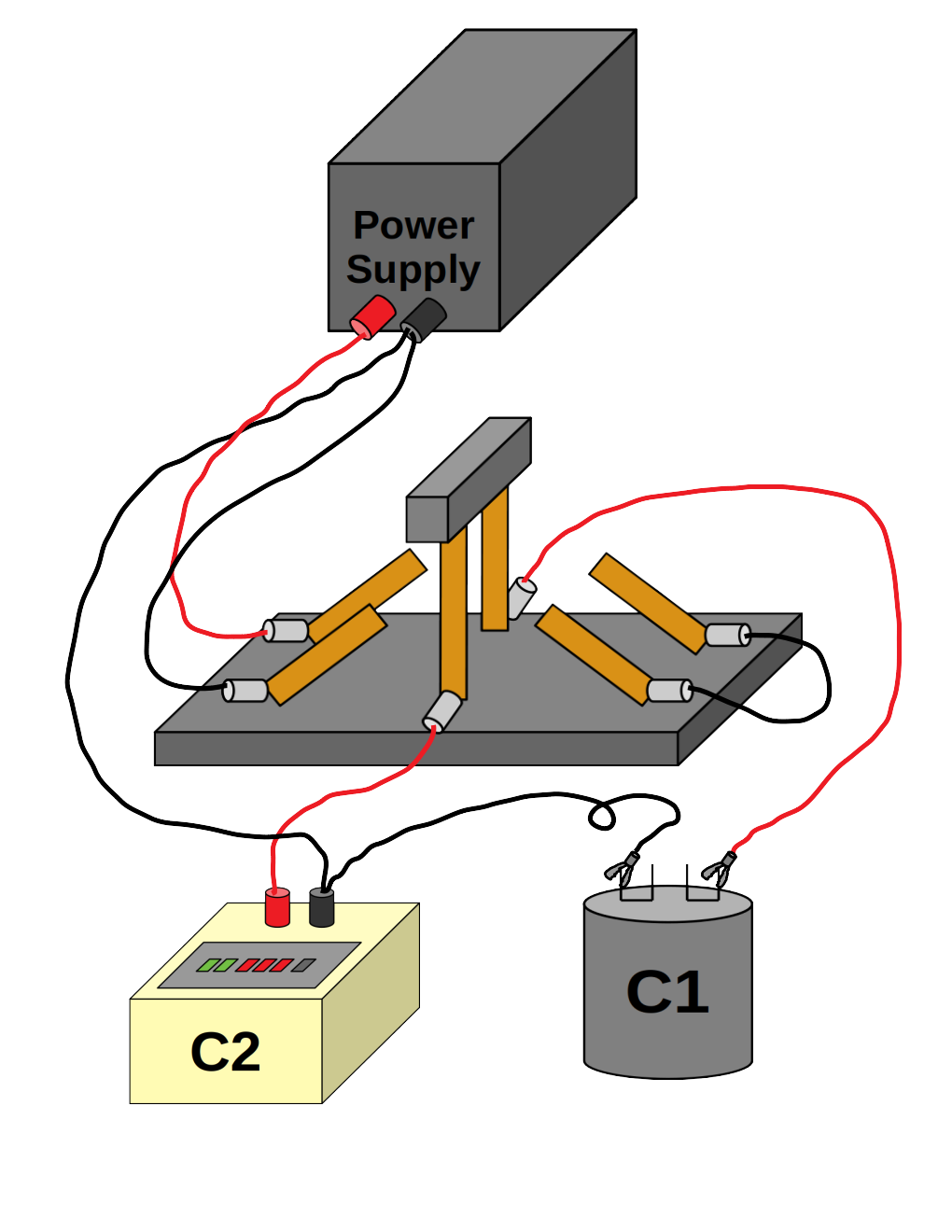 Capacitors in Parallel (without oscilloscope)