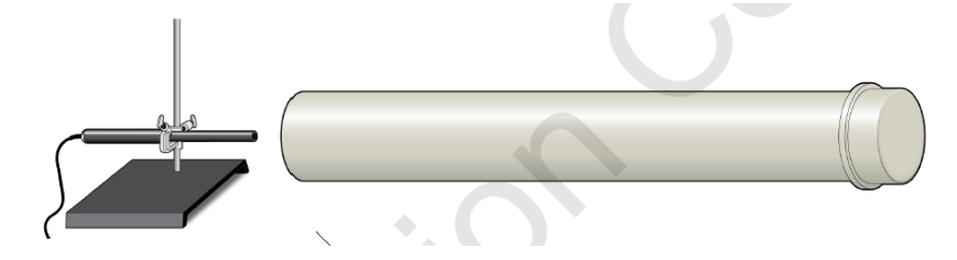  A microphone and tube for measuring the speed of sound in air